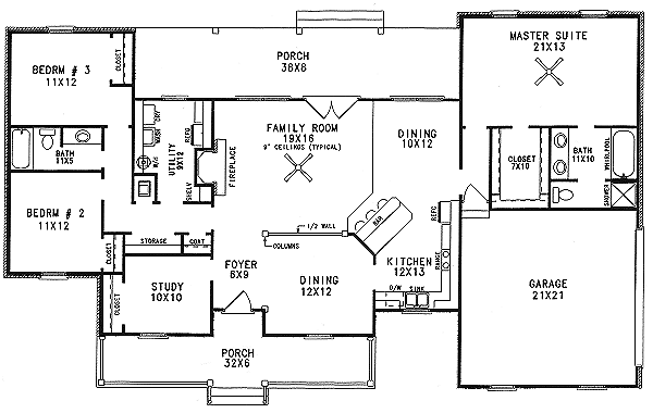 main floor house blueprint