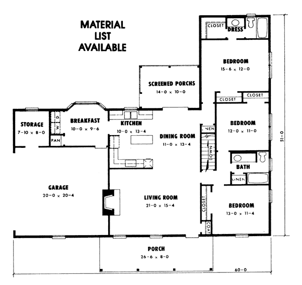 main floor house blueprint