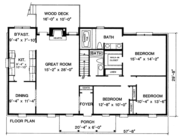 main floor house blueprint