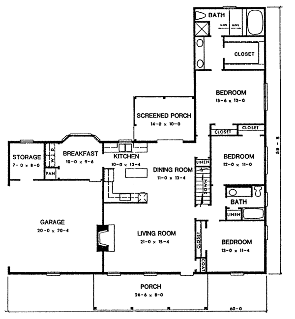 main floor house blueprint