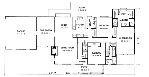 main floor house blueprint