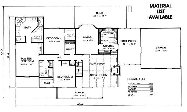 main floor house blueprint