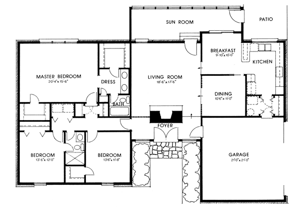 main floor house blueprint