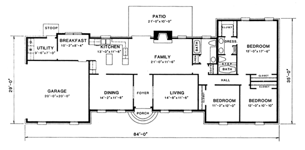 main floor house blueprint