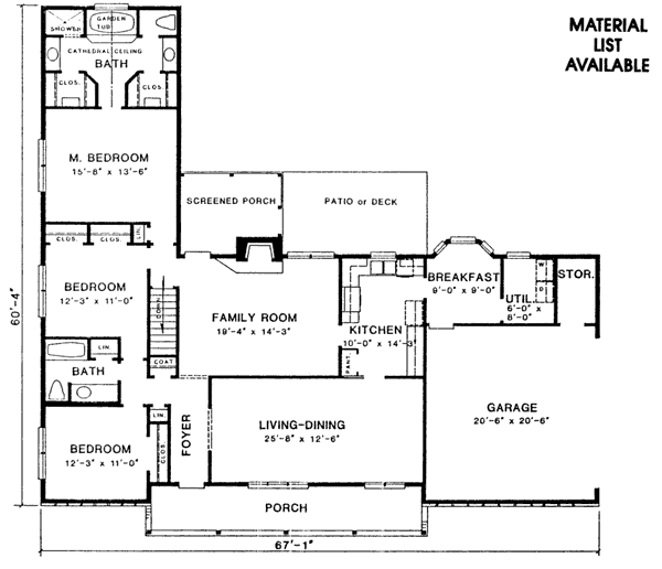 main floor house blueprint