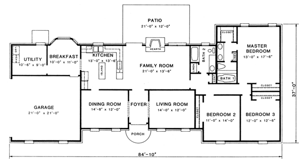 main floor house blueprint