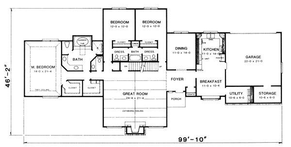 main floor house blueprint