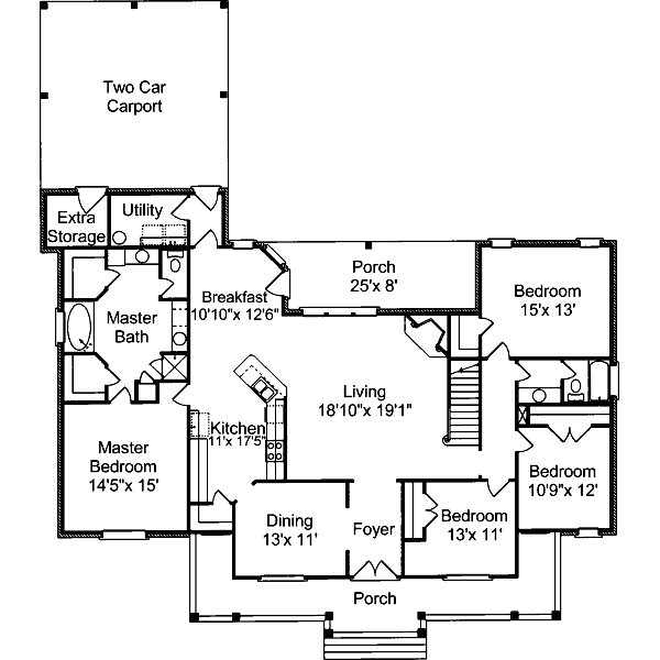 main floor house blueprint