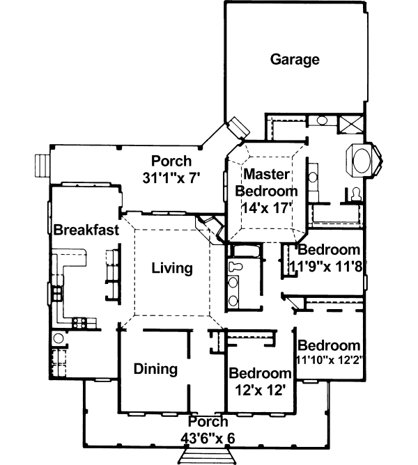 main floor house blueprint