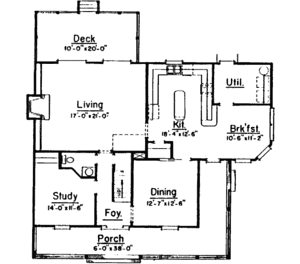 main floor house blueprint