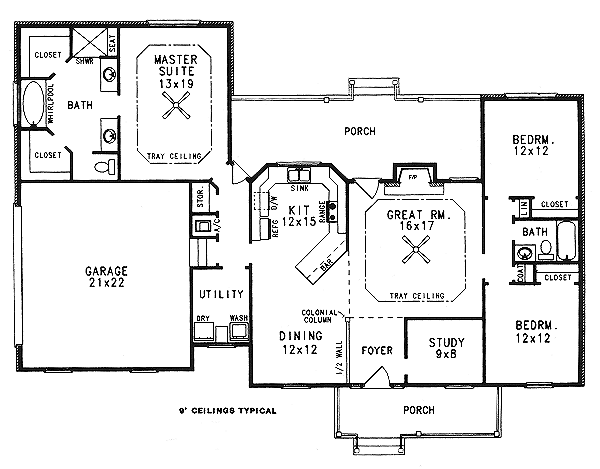 main floor house blueprint