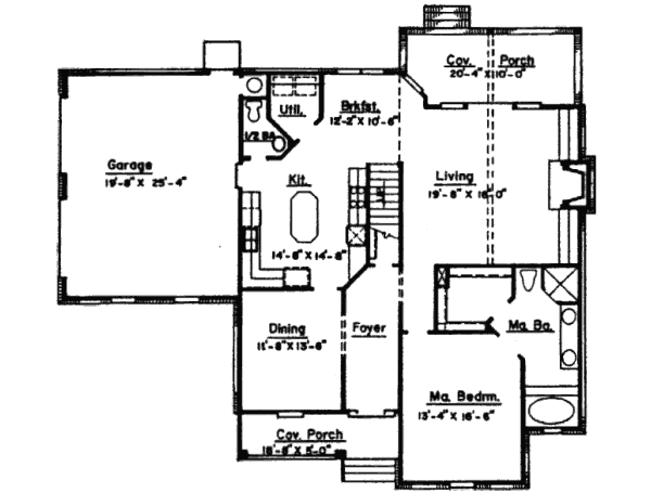 main floor house blueprint
