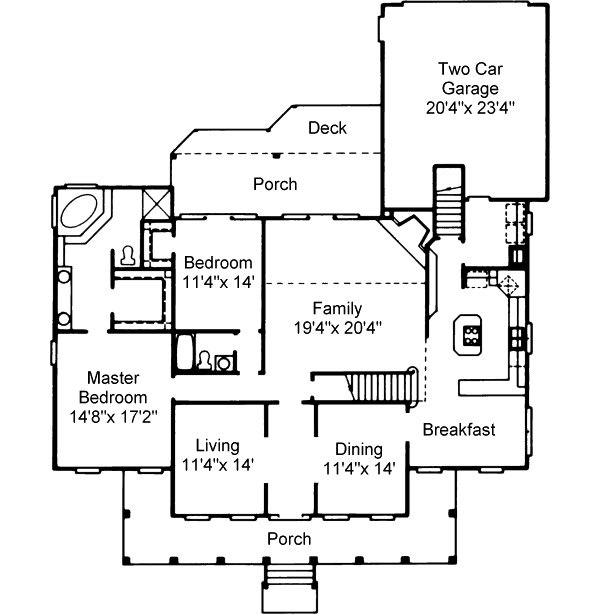 main floor house blueprint