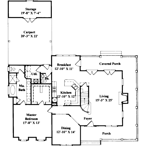 main floor house blueprint