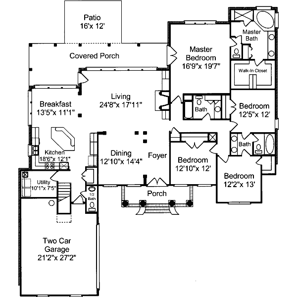main floor house blueprint