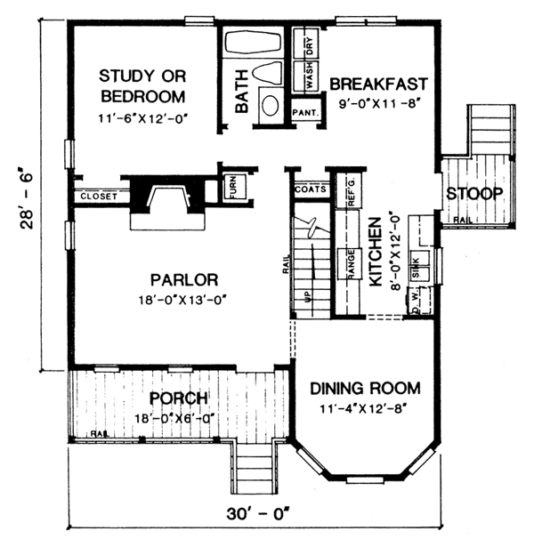 main floor house blueprint