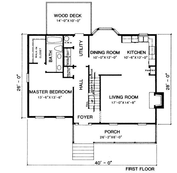 main floor house blueprint