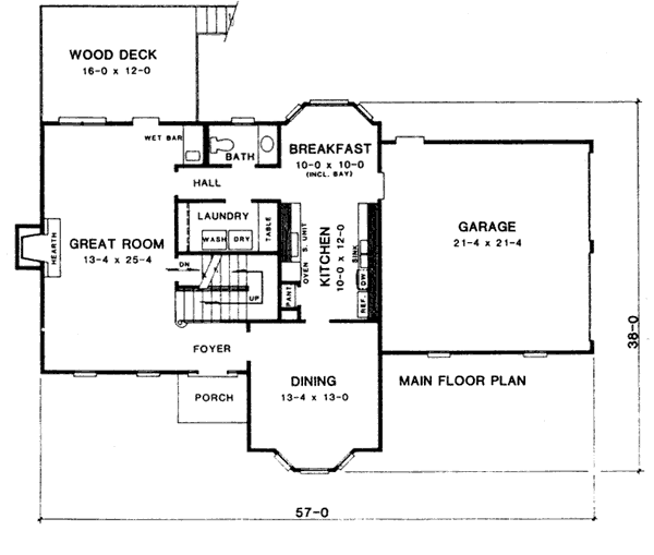 main floor house blueprint