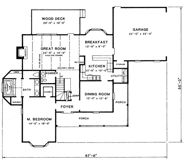 main floor house blueprint