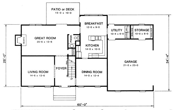 main floor house blueprint