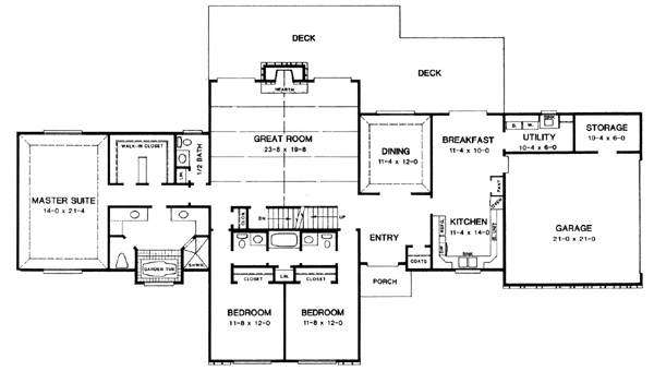 main floor house blueprint