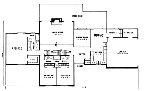 main floor house blueprint