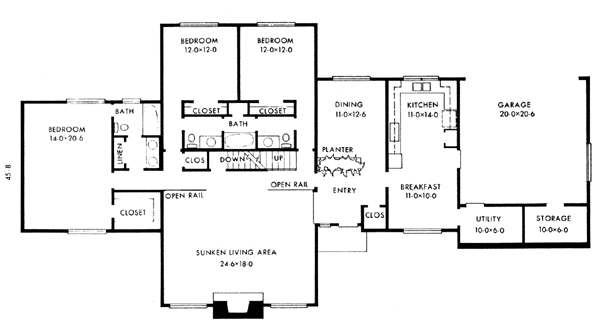 main floor house blueprint