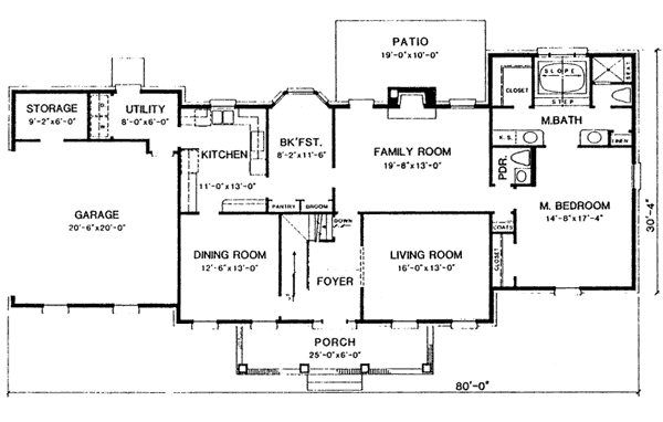 main floor house blueprint