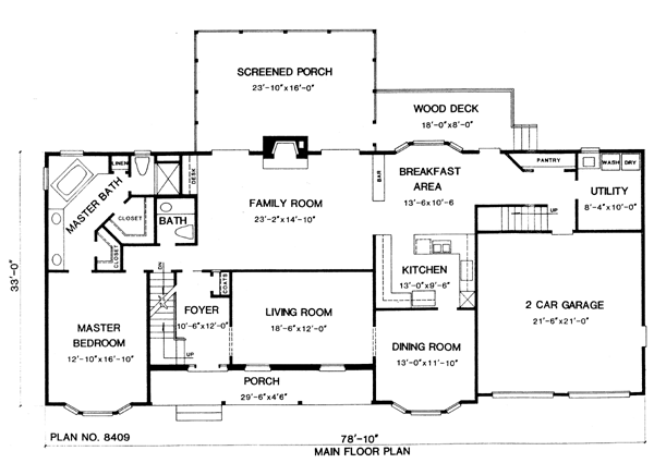main floor house blueprint