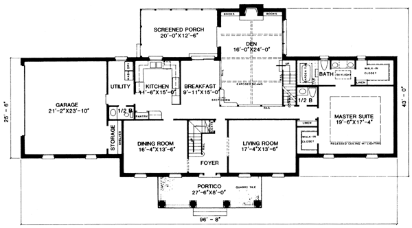main floor house blueprint