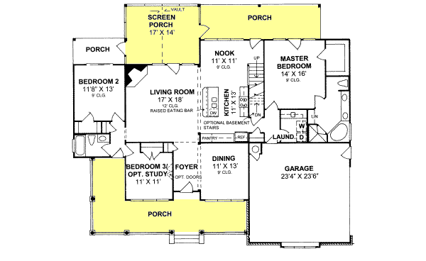 main floor house blueprint