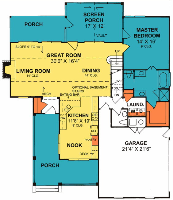 main floor house blueprint
