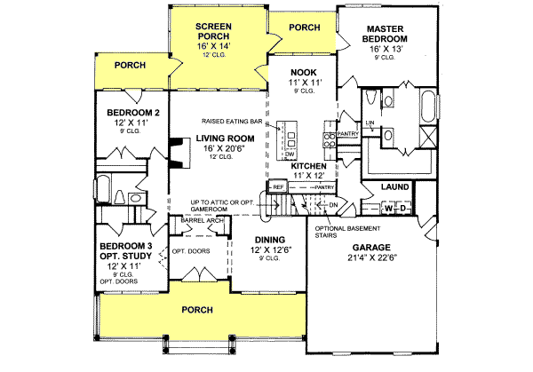 main floor house blueprint