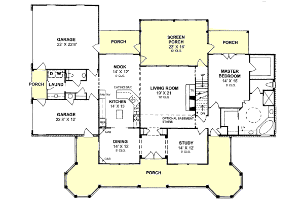 main floor house blueprint