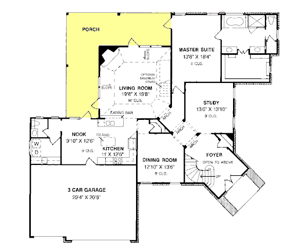 main floor house blueprint