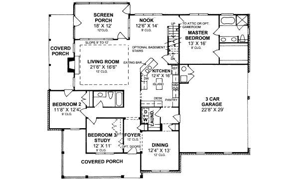 main floor house blueprint
