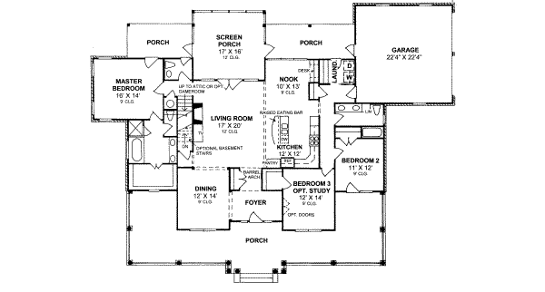 main floor house blueprint