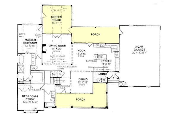 main floor house blueprint