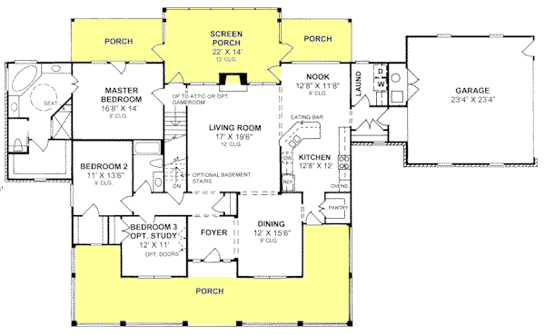 main floor house blueprint