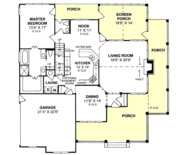 main floor house blueprint