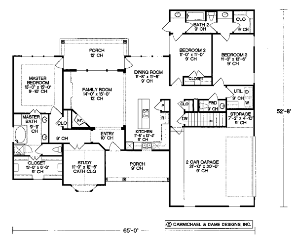 main floor house blueprint