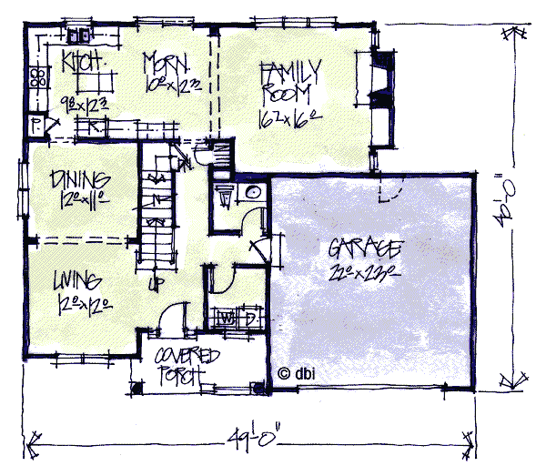 main floor house blueprint