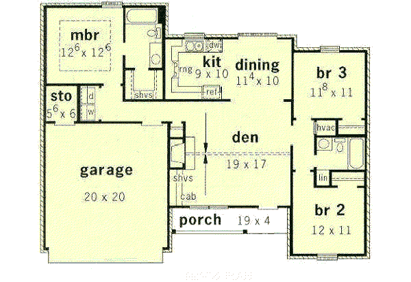 main floor house blueprint