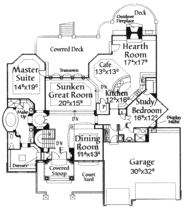 main floor house blueprint