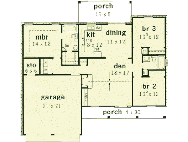 main floor house blueprint
