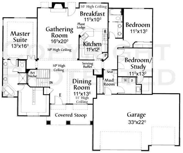 main floor house blueprint