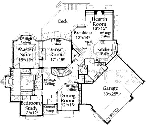 main floor house blueprint