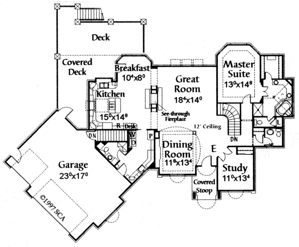 main floor house blueprint
