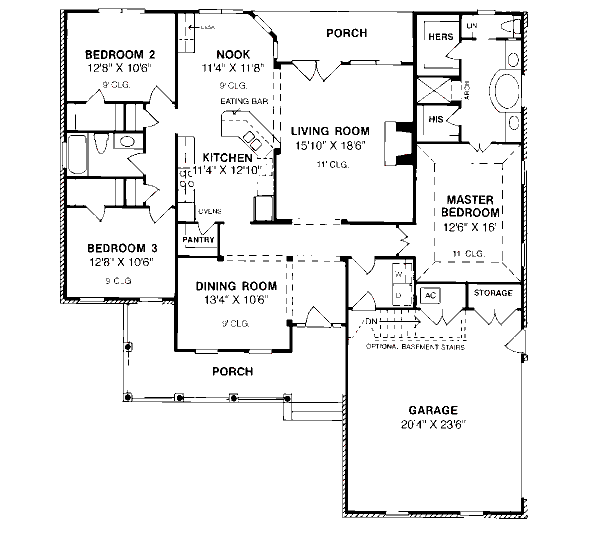 main floor house blueprint
