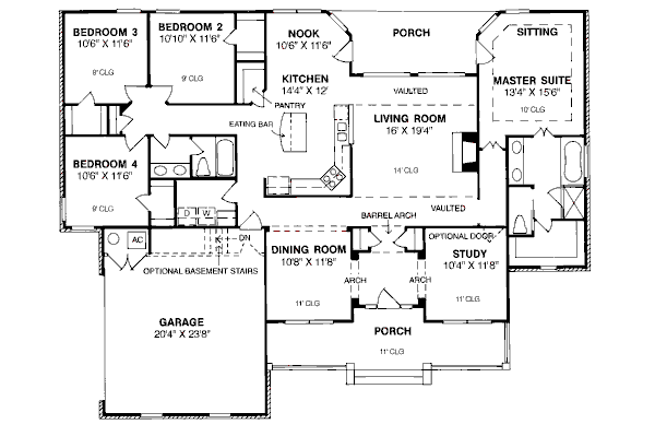 main floor house blueprint
